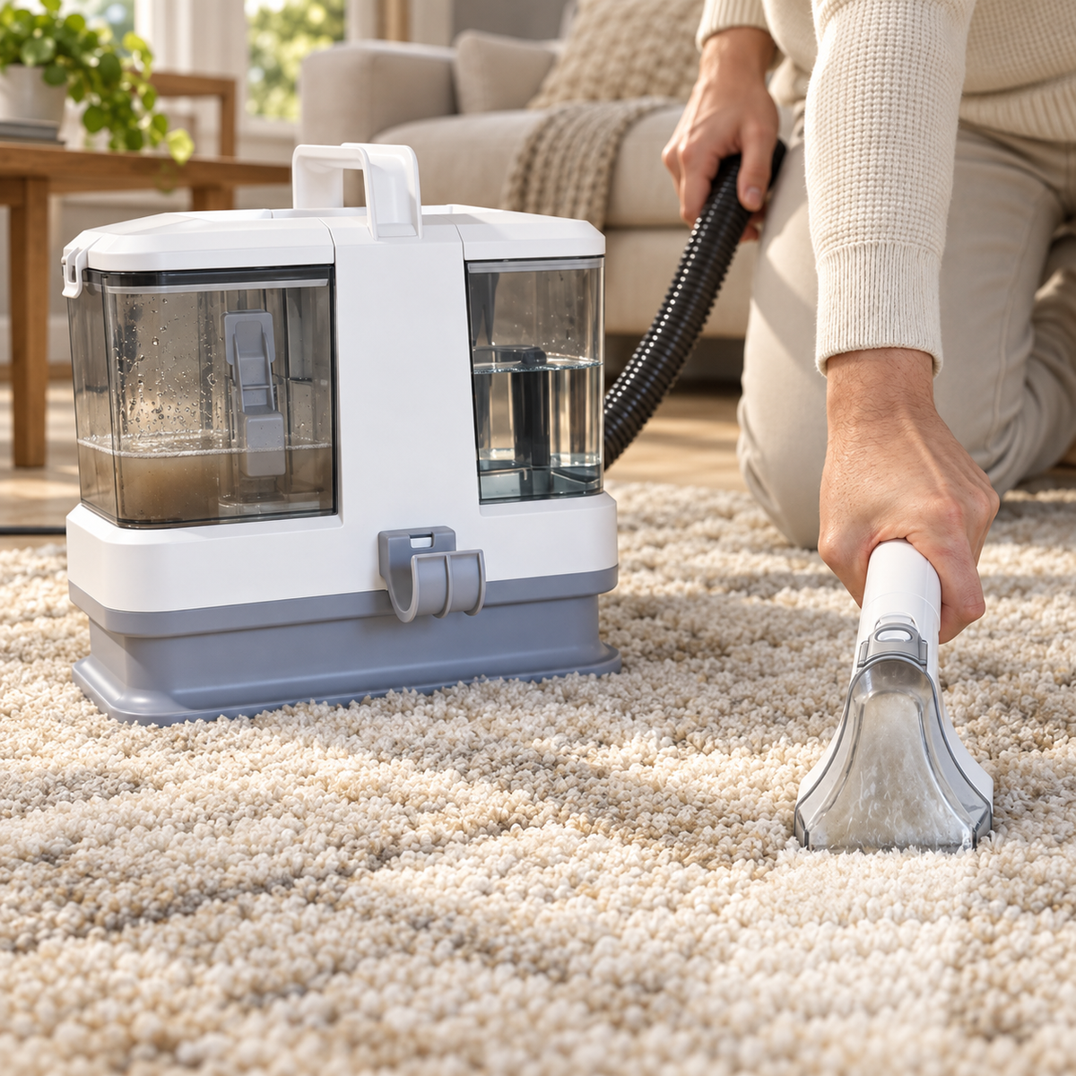 Vareclean™ Nasssauger Compact – Leichter Polsterreiniger für Auto, Sofa & Teppich 10