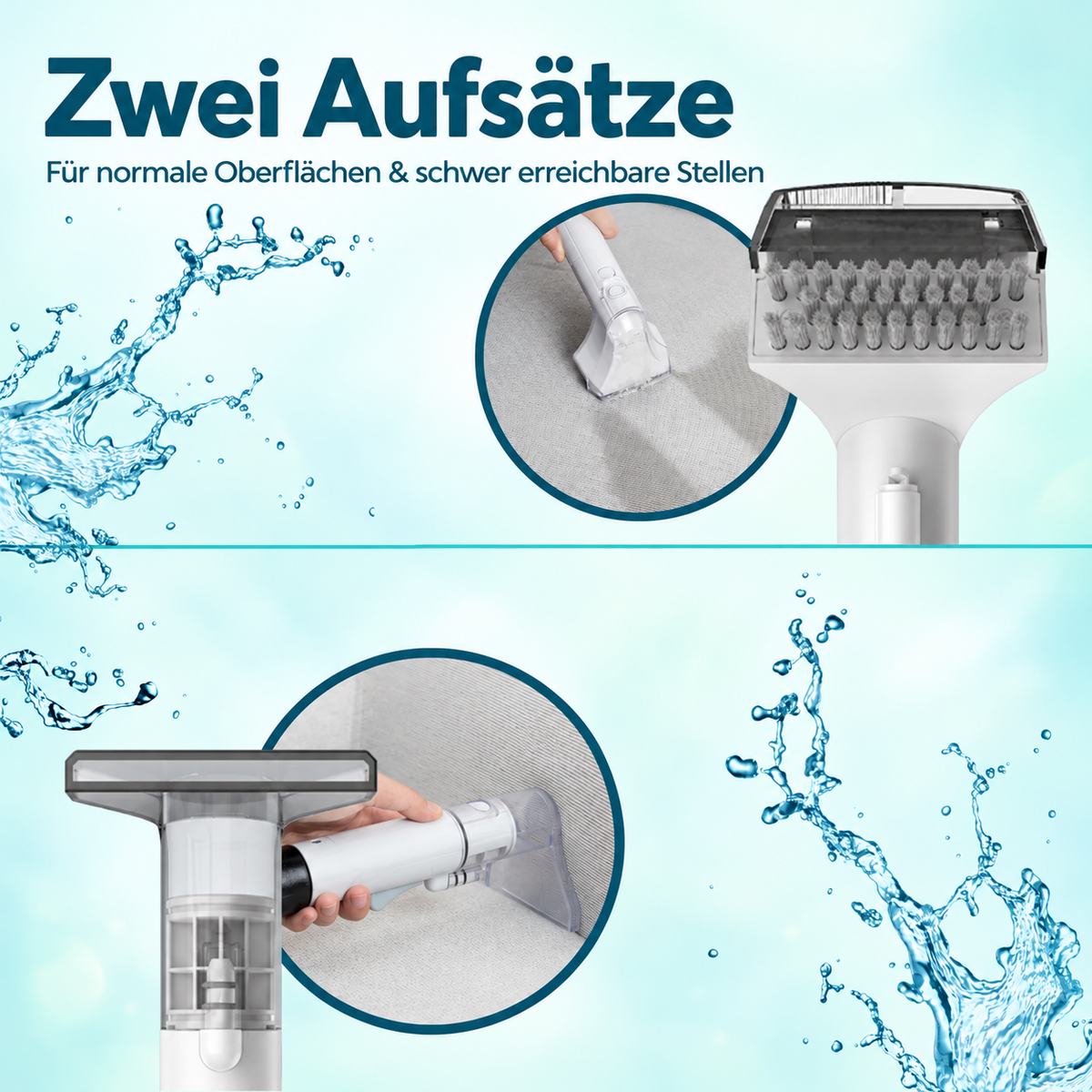 Vareclean™ Nasssauger Compact – Leichter Polsterreiniger für Auto, Sofa & Teppich 5