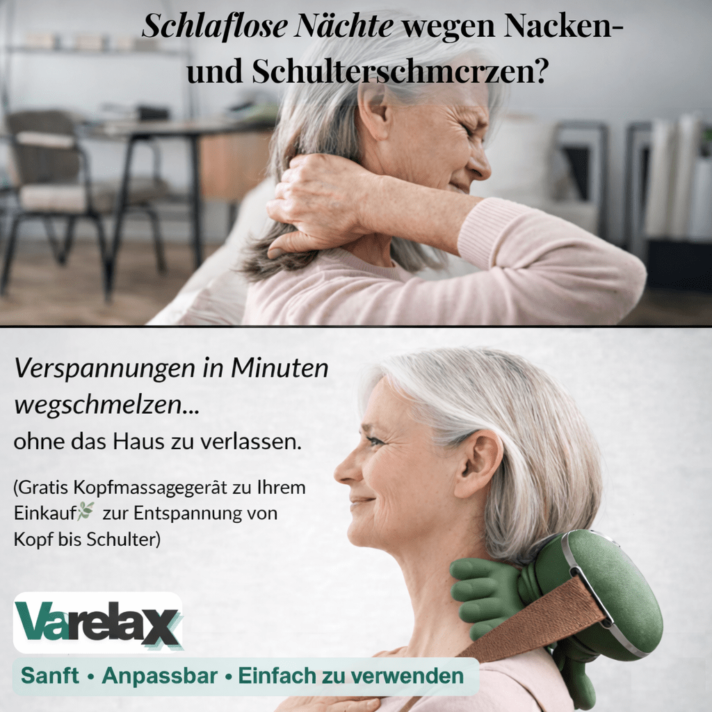 Varelax™ Massagegerät für Nacken & Schultern – geeignet bei Nackenschmerzen - Varelax™